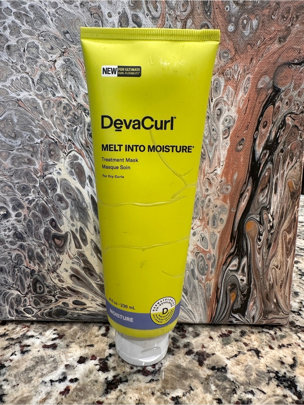 Brand New DevaCurl Melt Into Moisture Hair Mask – 8 oz, NEW